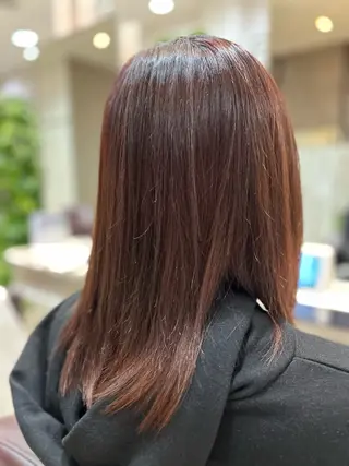 セミロング カラー Breath by first 富谷【ブレス バイ ファースト 富谷】所属・田口 舞衣のヘアスタイル