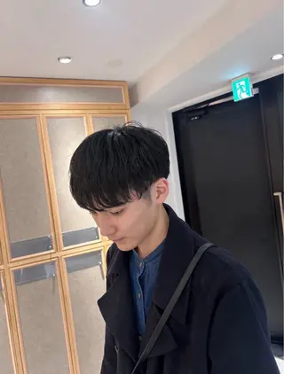 メンズ レイヤー小顔ショート 吉田ジョウのヘアスタイル