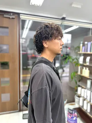 ショート パーマ メンズ メンズパーマの達人 /タカシマダイスケのヘアスタイル