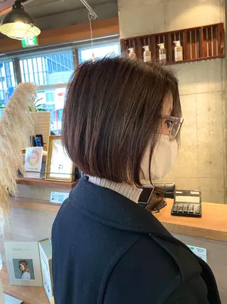 ショート カラー OPShair　ANELLO所属・ショート/ボブ/ メンズ/縮毛矯正のヘアスタイル