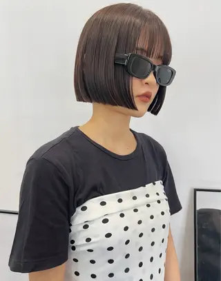 ショート ぱつっとボブ kanaのヘアスタイル