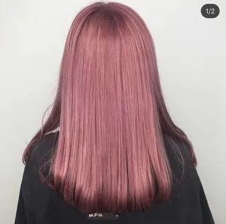 ロング パーマ ヘアアレンジ メンズ カラー キッズ マツエク・マツパ ネイル カラー特化サロン Eir心斎橋のヘアスタイル