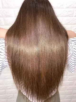 ロング 20代半ば上質なへア ケア 髪質改善 大西のヘアスタイル