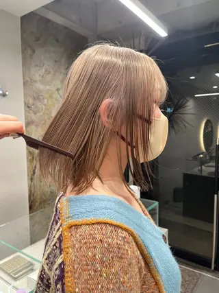 カラー 艶ブリーチ/表参道 ハイトーン /実乃梨のヘアスタイル