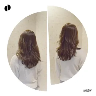 セミロング カラー ✨縮毛矯正✨髪質改善 ナカシマ ユミのヘアスタイル