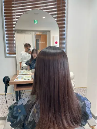セミロング TELA HAIR 取手店所属・登 愛のヘアスタイル