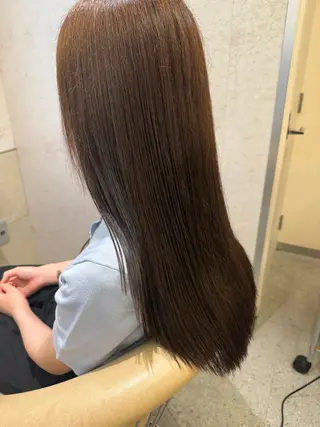 ロング 🔥ユウト🔥メンズ 特化/赤み消しカラーのヘアスタイル