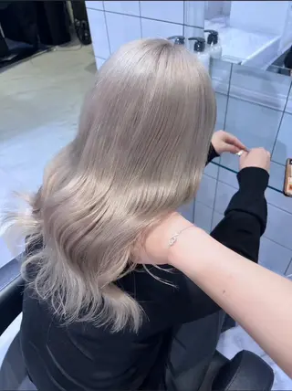 カラー 🟦ニュアンス/メン ズパーマ横浜🟦のヘアスタイル