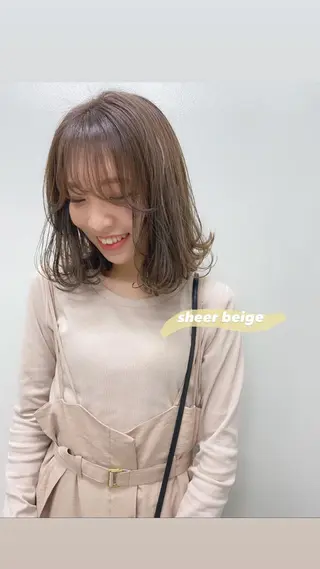 ミディアム カラー ヘアアレンジ plumu. ♡【プリュム】のヘアスタイル