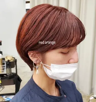 ショート カラー セジールヘアメゾン所属・韓国レイヤー/透明感 カラー🐈曾根高のヘアスタイル