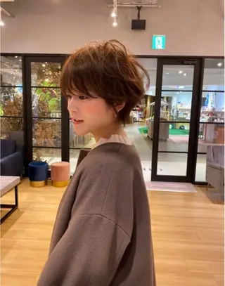 ショート 似合わせショート 森岡俊亮のヘアスタイル