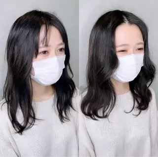 ミディアム ACHFILO モデル募集のヘアスタイル