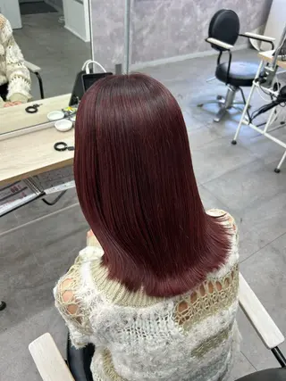 カラー 🧃暖色カラー/🪷 アレンジ/ yunaのヘアスタイル