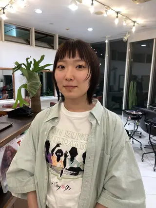 ショート カラー ✅ボブ/パーマ/ 表参道/KENTA✅のヘアスタイル