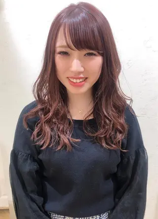 セミロング カラー パーマ ヘアアレンジ Londideal 高橋ヒロシのヘアスタイル