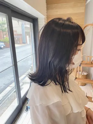 ミディアム カラー newi京橋 【sachi】のヘアスタイル