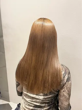 ロング ヘアセット/ピンク /レッド/あつはのヘアスタイル