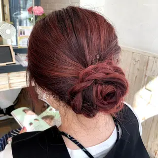 ヘアアレンジ 即モテ×メンズヘア/ 表参道/MOMONEのヘアスタイル