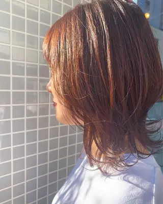 ミディアム DiMPlE  ディンプル所属・🌸スタイリスト 山浦美恵のヘアスタイル