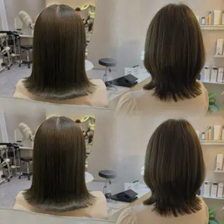 ミディアム カラー 🎀髪質改善/艶髪/ 艶カラー🎀浅田涼風のヘアスタイル