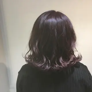 ミディアム カラー しのはら まどかのヘアスタイル