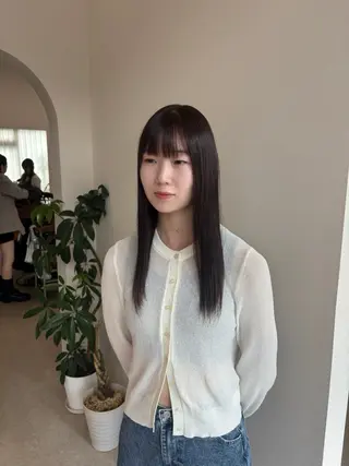 ロング 田口 菜々星のヘアスタイル