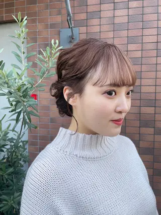 ロング KURIA*⋆ஐ ブリーチ/韓国ヘアのヘアスタイル