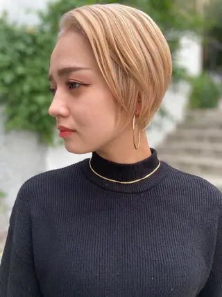 ショート カラー ainico.所属・髪質改善　艶髪✨ Teppeiのヘアスタイル