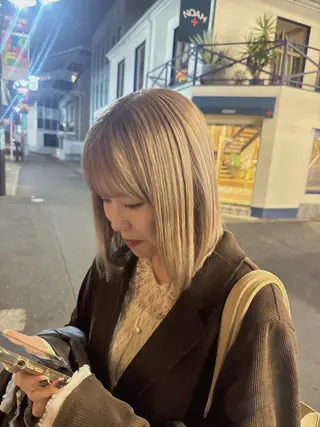 ミディアム カラー 🫧透明感カラー特化 🫧TAISEIのヘアスタイル