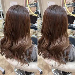 ロング 🎀推し活カラー/ ピンクカラー/のののヘアスタイル