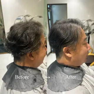 ミディアム メンズ レイヤーカット/艶髪 /パーマaikoのヘアスタイル