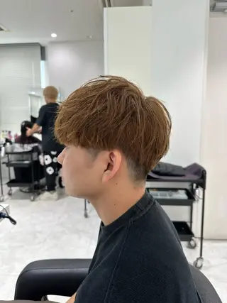 カラー メンズ 🐺メンズパーマ マッシュ　あさひ🐺のヘアスタイル