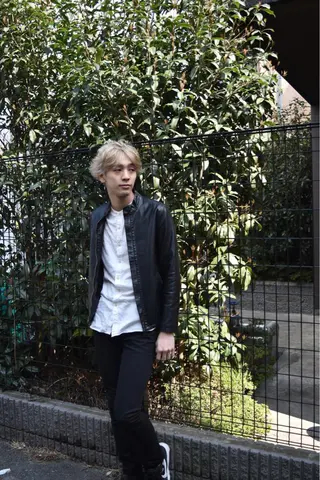 ショート カラー メンズ 山口 悟のヘアスタイル