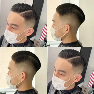 ショート メンズ 及川シゲル 髪質改善講師のヘアスタイル