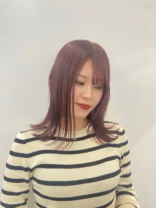 カラー 暖色/透明感カラー /nanami🌼のヘアスタイル