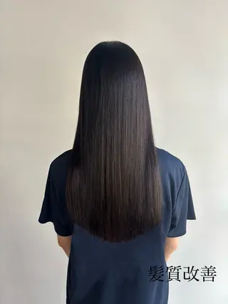ロング パーマ よしなり あみのヘアスタイル