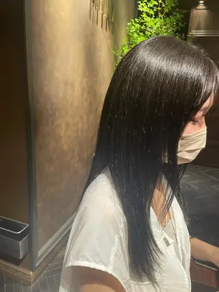 ロング カラー MINXshibuya所属・レイヤー/艶髪/ 透明感/千葉詩優のヘアスタイル