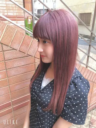 セミロング カラー 横山将大/wカラー/ 韓国風パーマ/恵比寿のヘアスタイル