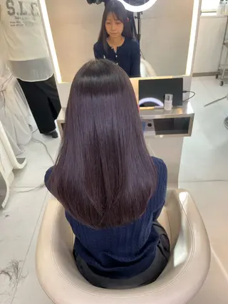 セミロング asterisk所属・涼音 🫧前髪お助け美容師のヘアスタイル