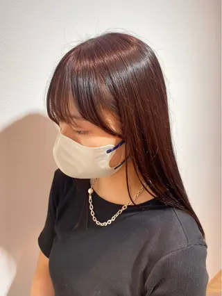 セミロング カラー Yamada Ami🪐のヘアスタイル