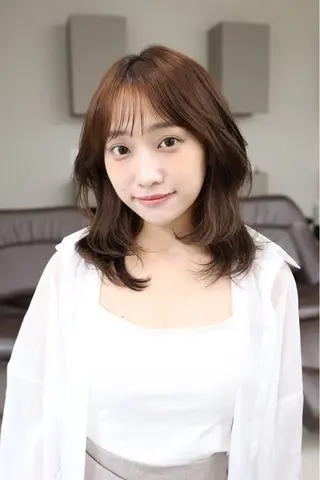 セミロング 磯部 拓磨のヘアスタイル