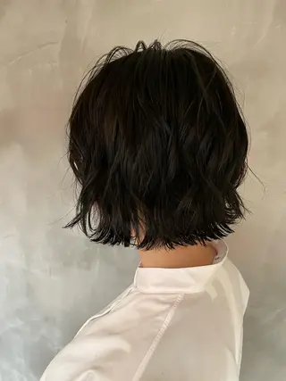 ショート カラー 24時まで営業🌛 パーマ✨TOROROのヘアスタイル