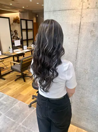 ロング カラー 🎀たな 🧸のヘアスタイル