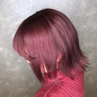 ミディアム カラー ヘアアレンジ 渡辺 亮/ 白髪ぼかし/髪質改善のヘアスタイル