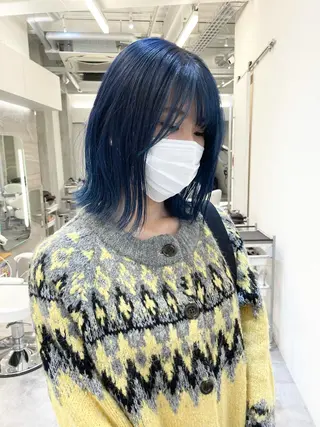 ミディアム カラー ヘアアレンジ 🍃柔らかヘアー田中 瑞希🍃のヘアスタイル