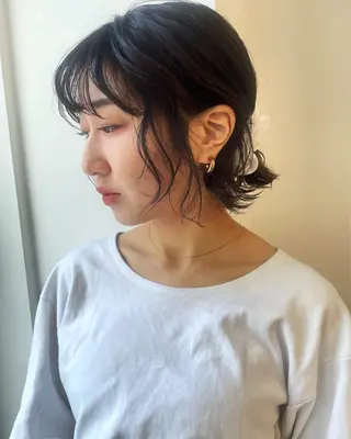 ショート パーマ pole所属・【pole】 minaのヘアスタイル