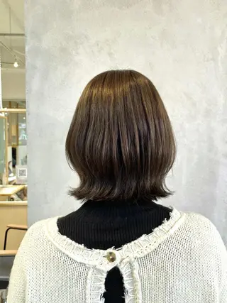 ミディアム カラー 𐙚mareka/ 顔周り/透明感カラーのヘアスタイル