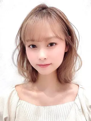 ミディアム 💛無料カット✂️✨ カラーモデル募集🌈のヘアスタイル