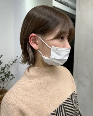 ショート カラー 🫐寒色系カラー 🫐ヤマナカリリカのヘアスタイル