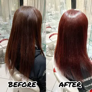 ロング 髪質改善美容師 鈴木のヘアスタイル